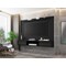 Manhattan Comfort Liberty 70.86 Floating Entertainment Center, Black 235BMC8 - alternate 9